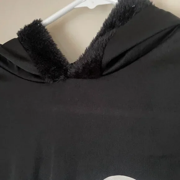 Black Ghost Halloween Poncho Costume - Picture 4 of 8